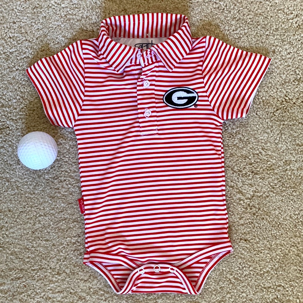 UGA Bulldogs Onesie 3 Months
